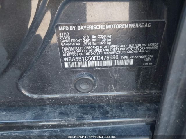 WBA5B1C50ED478686 BMW 535i