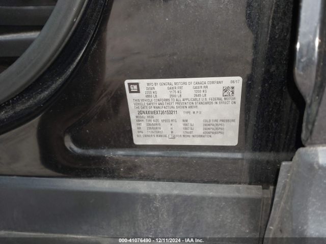 2GNAXWEX7J6153211 Chevrolet Equinox Premier