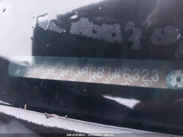 5FNRL5H39GB146323 Honda ODYSSEY SE