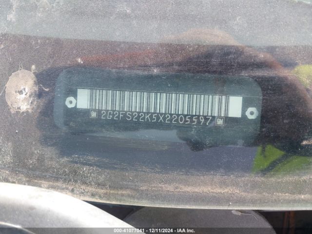 1999 PONTIAC FIREBIRD 2G2FS22K5X2205597 Photo 8