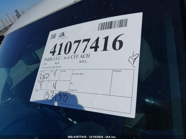 KIA Soul ! 2014 KNDJX3A54E7093910 Image 12