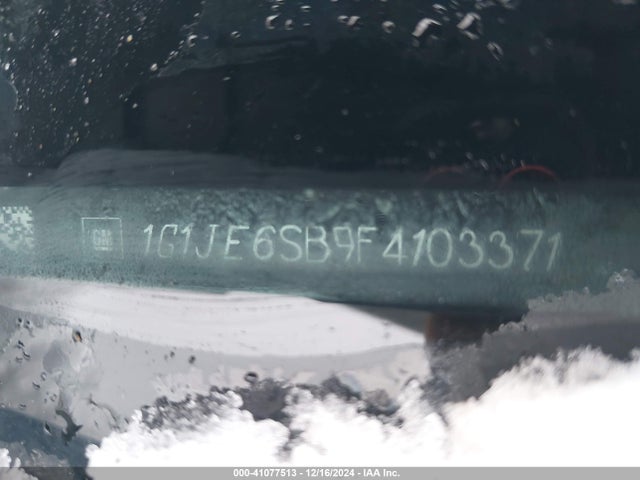 1G1JE6SB9F4103371 Chevrolet Sonic Ltz Auto