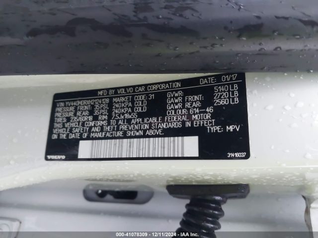 YV440MDRXH2124128 Volvo Xc60 T5 Dynamic