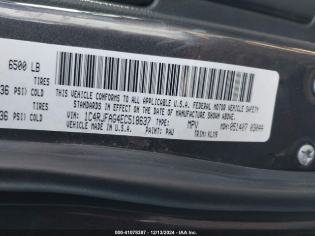 1C4RJFAG4EC518637 Jeep Grand Cherokee Altitude