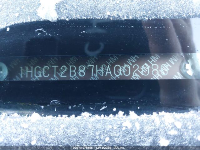 1HGCT2B87HA002080 Honda Accord Ex-l V6