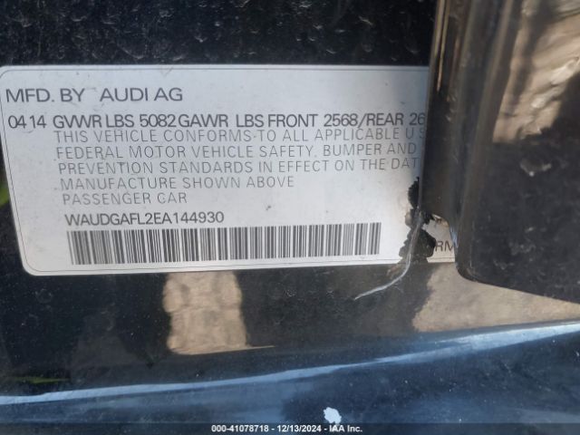 WAUDGAFL2EA144930 Audi S4 3.0t Premium Plus