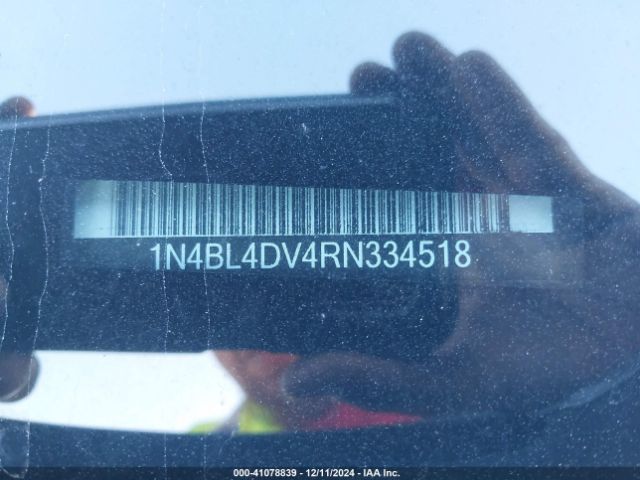 1N4BL4DV4RN334518 Nissan Altima Sv Fwd