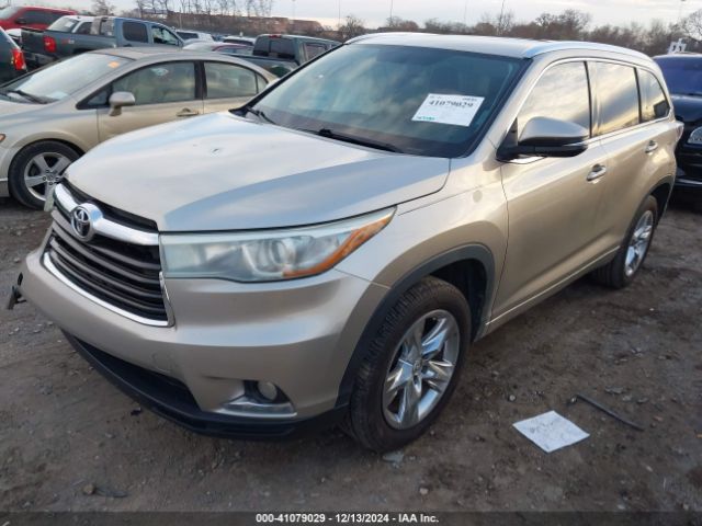 5TDYKRFH1FS038860 Toyota Highlander Limited V6
