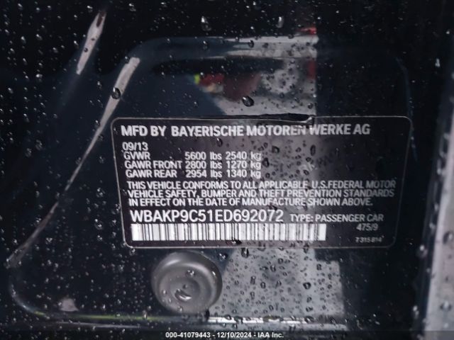 WBAKP9C51ED692072 BMW 550i Xdrive