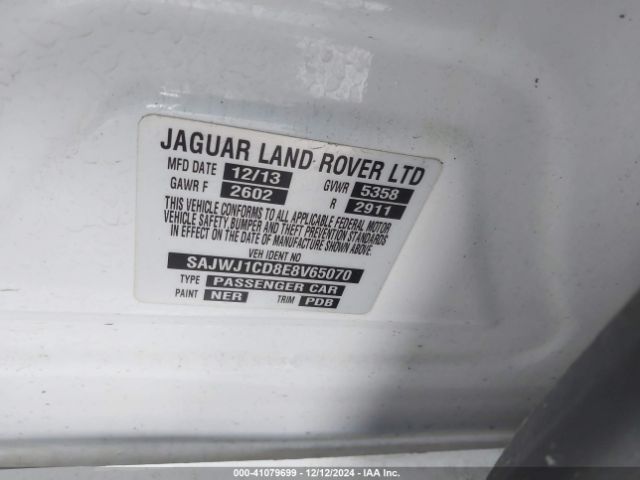 SAJWJ1CD8E8V65070 Jaguar XJ