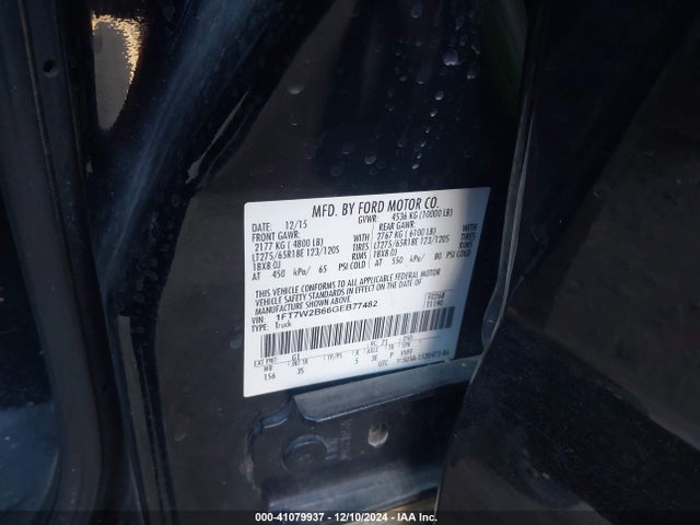 Ford F-250 Xlt 2016 1FT7W2B66GEB77482 Image 9