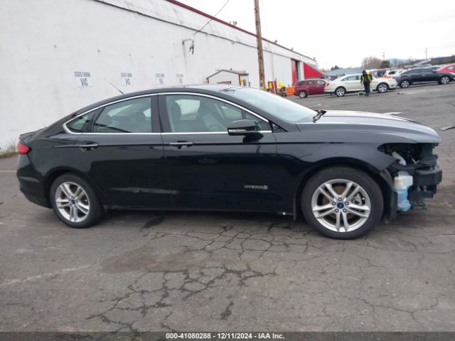 3FA6P0LU9JR140480 Ford Fusion Hybrid Se