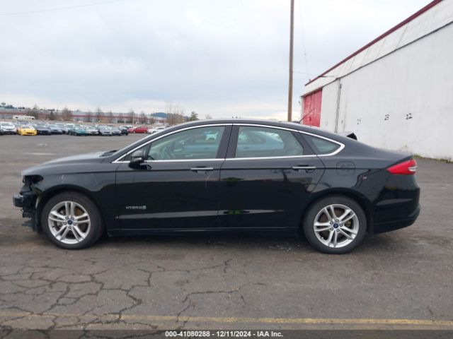 3FA6P0LU9JR140480 Ford Fusion Hybrid Se