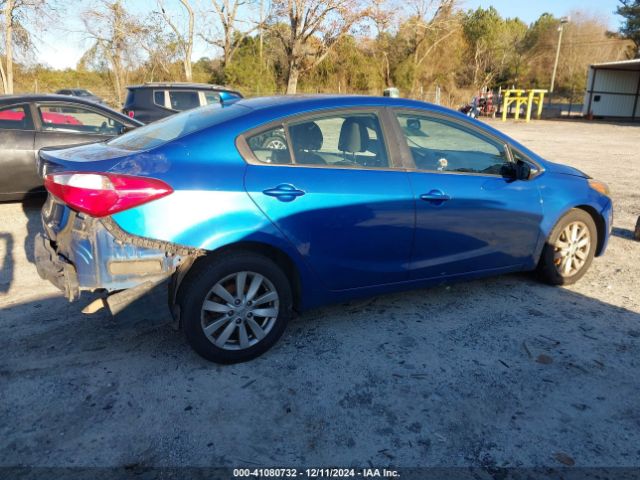 KNAFX4A68E5219862 KIA FORTE LX