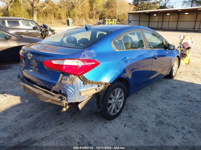 KNAFX4A68E5219862 KIA FORTE LX