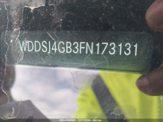 WDDSJ4GB3FN173131 Mercedes-Benz CLA 250 4MATIC