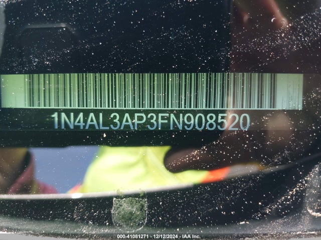 Nissan Altima 2.5 S 2015 1N4AL3AP3FN908520 Image 9