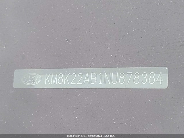 Hyundai Kona Se 2022 KM8K22AB1NU878384 Image 9