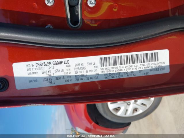3C4PDCAB7ET170547 Dodge JOURNEY SE