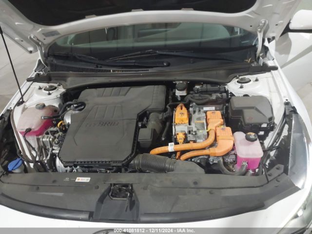 KMHLM4AJ4NU019064 Hyundai Elantra Hybrid Blue