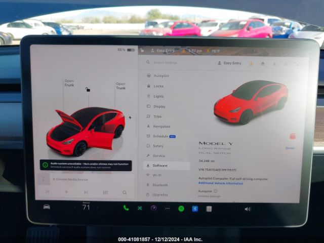 7SAYGAEE7PF715171 Tesla Model Y Awd/long Range Dual Motor All-wheel Drive