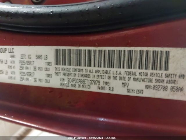 3C4PDCAB0ET137079 Dodge Journey American Value Pkg