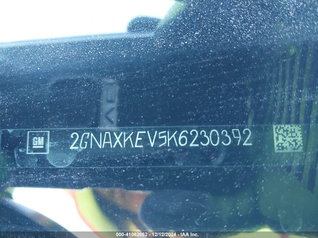 Chevrolet EQUINOX LT 2019 2GNAXKEV5K6230392 Image 9