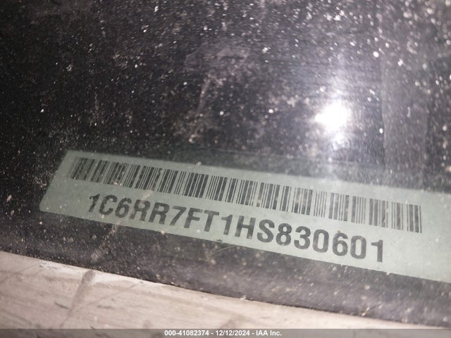 RAM 1500 2017 1C6RR7FT1HS830601 Image 9