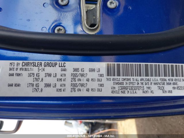 1C6RR6FG3ES372715 RAM 1500 Tradesman