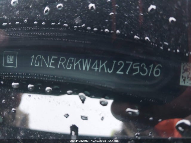 1GNERGKW4KJ275316 Chevrolet Traverse 1lt