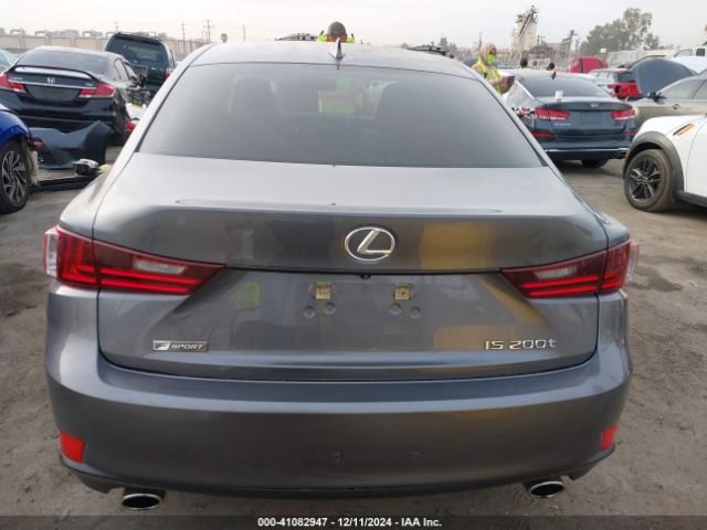 JTHBA1D27G5017722 Lexus IS 200T