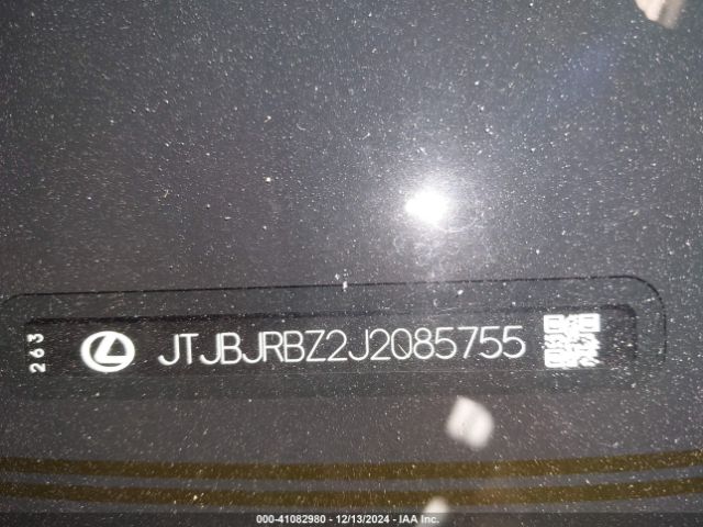 JTJBJRBZ2J2085755 Lexus NX 300H
