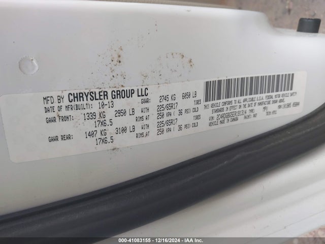 2C4RDGBG5ER191314 Dodge Grand Caravan American Value Pkg