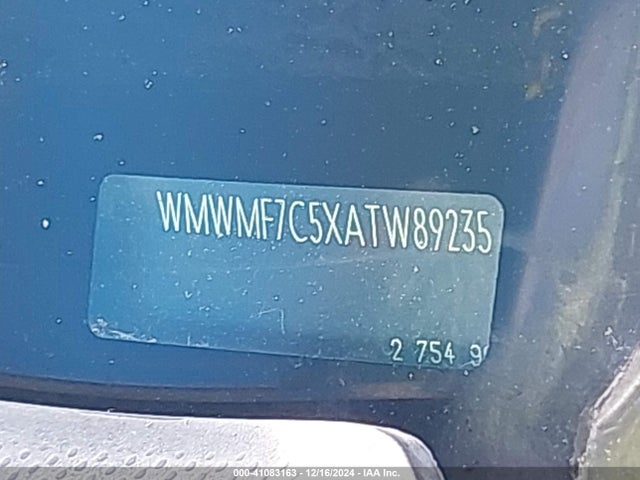 2010 MINI COOPER S WMWMF7C5XATW89235 Photo 8