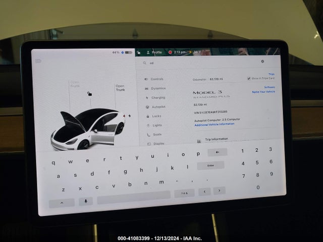 Tesla Model 3 Long Range/mid Range/standard Range/standard Range Plus 2019 5YJ3E1EA9KF310285 Image 18