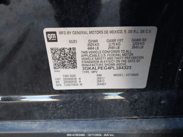 3GKALPEG4PL184323 GMC Terrain Fwd Slt