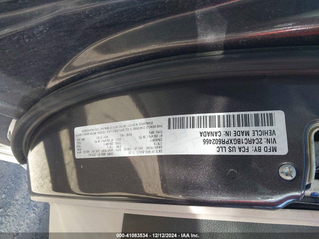 2C4RC1BGXPR602466 Chrysler Pacifica Touring L