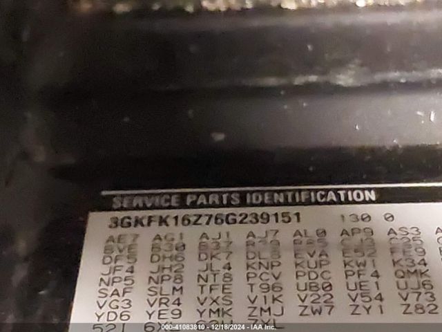 2006 GMC YUKON XL 1500 3GKFK16Z76G239151 Photo 8