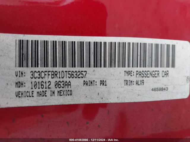 2013 FIAT 500 3C3CFFBR1DT563257 Photo 8