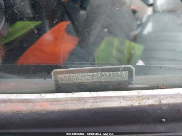 1985 MERCEDES-BENZ 380 WDBBA45C1FA031534 Photo 8