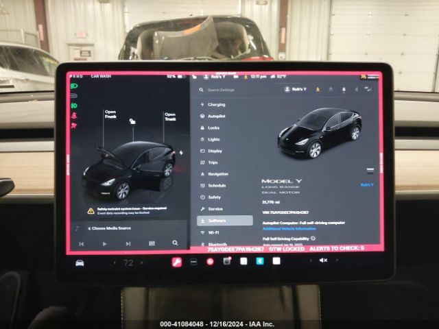 7SAYGDEE7PA194287 Tesla Model Y Awd/long Range Dual Motor All-wheel Drive
