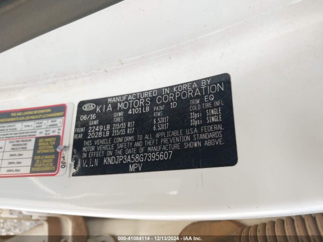 KNDJP3A58G7395607 KIA SOUL +