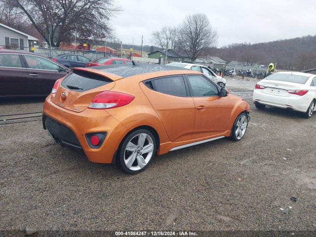 Hyundai Veloster Turbo W/black 2014 KMHTC6AE7EU203982 Image 4