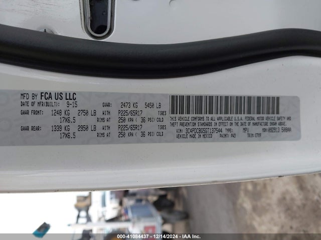 Dodge Journey Sxt 2016 3C4PDCBG5GT137544 Image 9
