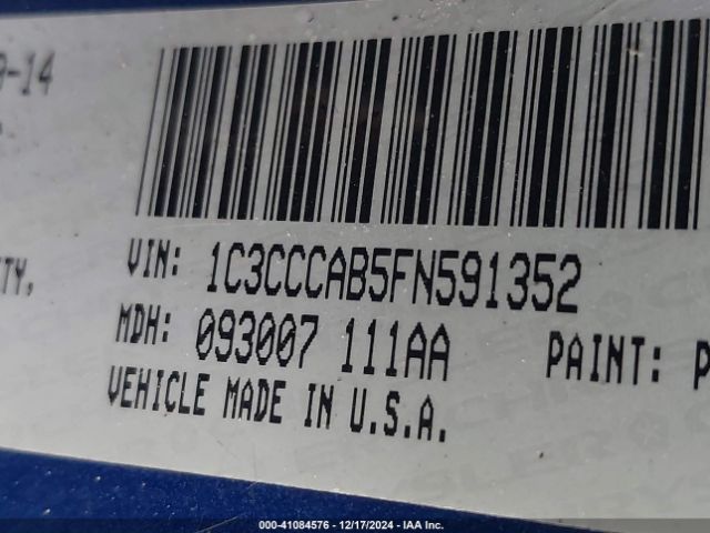 1C3CCCAB5FN591352 Chrysler 200 Limited