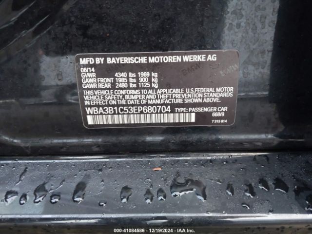 WBA3B1C53EP680704 BMW 320i
