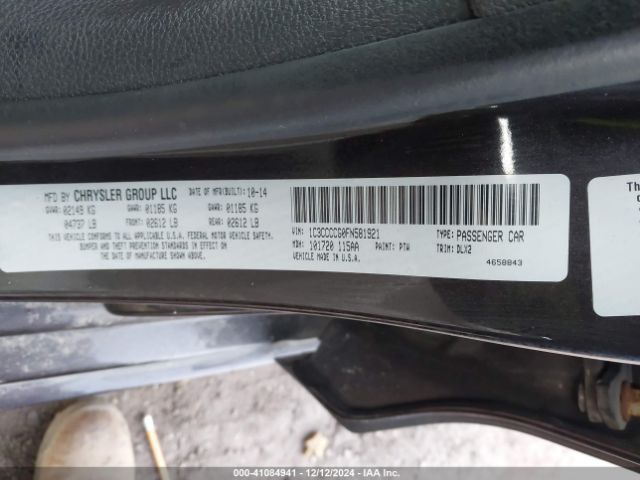 1C3CCCCG0FN581921 Chrysler 200 C