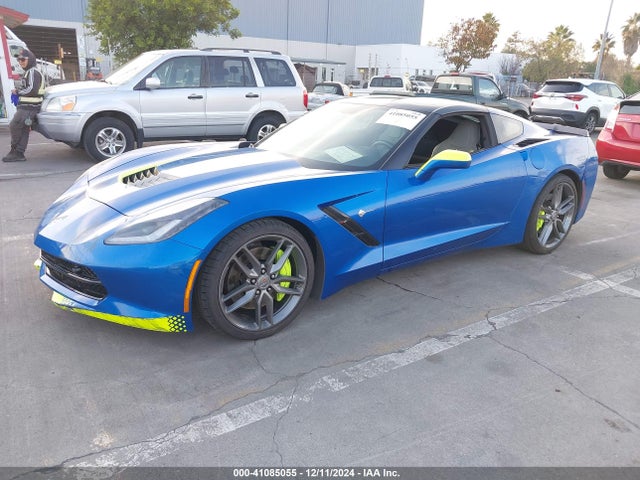 2015 Chevrolet Corvette Stingray Z51 მანქანა იყიდება აუქციონზე, vin: 1G1YK2D78F5100691, აუქციონის ნომერი: 41085055