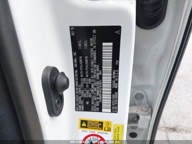 5TDKKRFH4GS161821 Toyota Highlander Xle V6