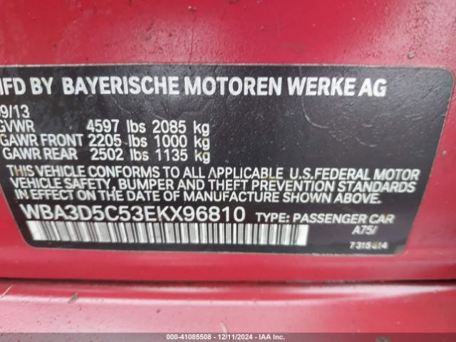 WBA3D5C53EKX96810 BMW 328d Xdrive